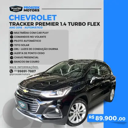 CHEVROLET TRACKER 1.4 16V TURBO FLEX PREMIER AUTOMÁTICO