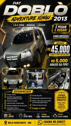 FIAT DOBLÒ 1.8 MPI ADVENTURE XINGU 16V FLEX 4P MANUAL