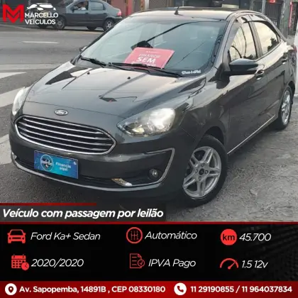FORD KA 1.5 TI-VCT FLEX SEL SEDAN AUTOMÁTICO FORD KA 1.5 TI-VCT FLEX SEL SEDAN AUTOMÁTICO