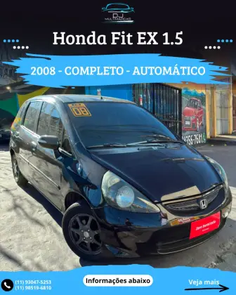 HONDA FIT 1.5 EX 16V GASOLINA 4P AUTOMÁTICO HONDA FIT 1.5 EX 16V GASOLINA 4P AUTOMÁTICO