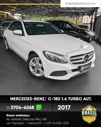 MERCEDES-BENZ C 180 1.6 CGI 16V TURBO FLEX 4P AUTOMÁTICO MERCEDES-BENZ C 180 1.6 CGI 16V TURBO FLEX 4P AUTOMÁTICO