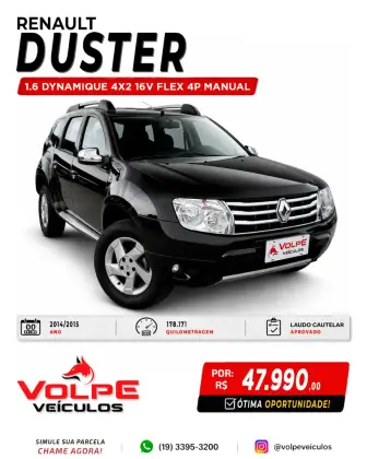 RENAULT DUSTER 1.6 DYNAMIQUE 4X2 16V FLEX 4P MANUAL