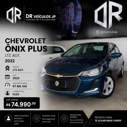 CHEVROLET ONIX 1.0 TURBO FLEX PLUS LTZ AUTOMÁTICO CHEVROLET ONIX 1.0 TURBO FLEX PLUS LTZ AUTOMÁTICO