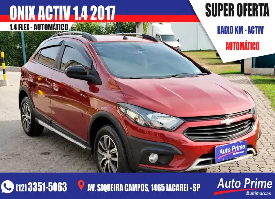 CHEVROLET ONIX 1.4 MPFI ACTIV 8V FLEX 4P AUTOMÁTICO CHEVROLET ONIX 1.4 MPFI ACTIV 8V FLEX 4P AUTOMÁTICO