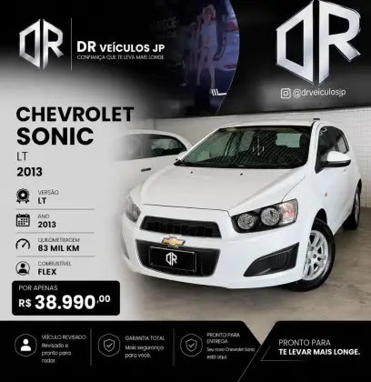 CHEVROLET SONIC 1.6 LT 16V FLEX 4P MANUAL CHEVROLET SONIC 1.6 LT 16V FLEX 4P MANUAL