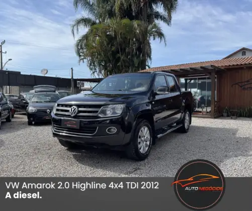 VOLKSWAGEN AMAROK 2.0 HIGHLINE 4X4 CD 16V TURBO INTERCOOLER DIESEL 4P AUTOMÁTICO VOLKSWAGEN AMAROK 2.0 HIGHLINE 4X4 CD 16V TURBO INTERCOOLER DIESEL 4P AUTOMÁTICO