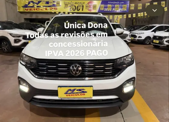 VOLKSWAGEN T-CROSS 1.4 250 TSI TOTAL FLEX HIGHLINE AUTOMÁTICO VOLKSWAGEN T-CROSS 1.4 250 TSI TOTAL FLEX HIGHLINE AUTOMÁTICO