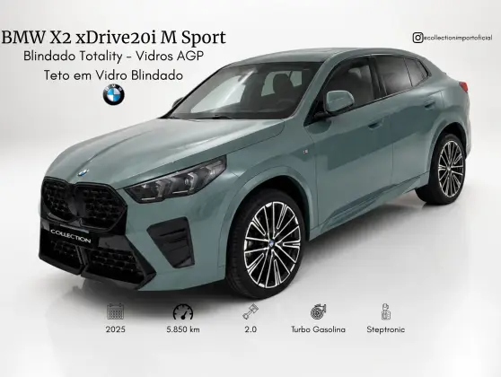 BMW X2 2.0 TURBO GASOLINA XDRIVE20I M SPORT STEPTRONIC BMW X2 2.0 TURBO GASOLINA XDRIVE20I M SPORT STEPTRONIC