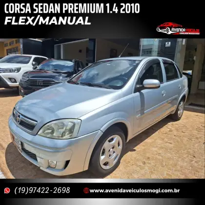 CHEVROLET CORSA 1.4 MPFI PREMIUM SEDAN 8V FLEX 4P MANUAL CHEVROLET CORSA 1.4 MPFI PREMIUM SEDAN 8V FLEX 4P MANUAL