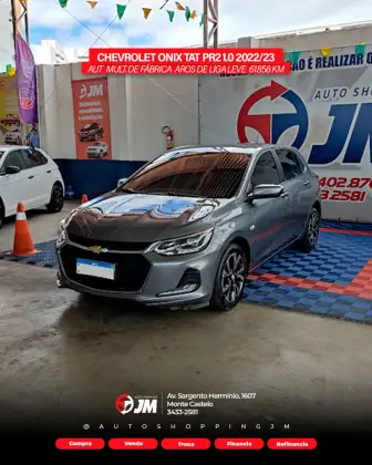 CHEVROLET ONIX 1.0 TURBO FLEX PREMIER AUTOMÁTICO CHEVROLET ONIX 1.0 TURBO FLEX PREMIER AUTOMÁTICO