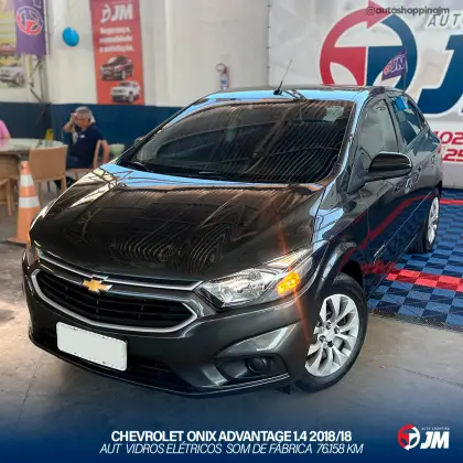 CHEVROLET ONIX 1.4 MPFI ADVANTAGE 8V FLEX 4P AUTOMÁTICO CHEVROLET ONIX 1.4 MPFI ADVANTAGE 8V FLEX 4P AUTOMÁTICO