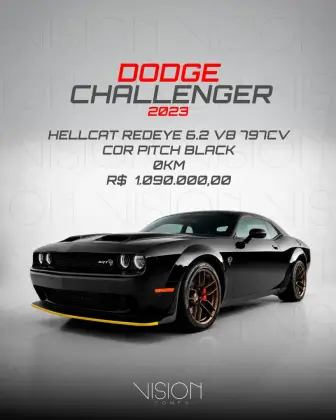 DODGE CHALLENGER 6.2 V8 HEMI GASOLINA SRT HELLCAT WIDEBODY JAILBREAK TORQUEFLITE