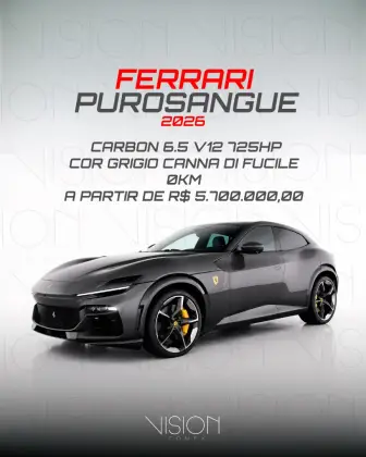 FERRARI PUROSANGUE 6.5 V12 GASOLINA F1-DCT FERRARI PUROSANGUE 6.5 V12 GASOLINA F1-DCT