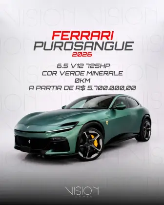 FERRARI PUROSANGUE 6.5 V12 GASOLINA F1-DCT FERRARI PUROSANGUE 6.5 V12 GASOLINA F1-DCT