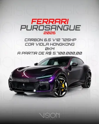 FERRARI PUROSANGUE 6.5 V12 GASOLINA F1-DCT FERRARI PUROSANGUE 6.5 V12 GASOLINA F1-DCT