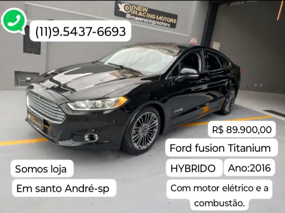 FORD FUSION 2.0 TITANIUM PLUS 16V HÍBRIDO 4P AUTOMÁTICO FORD FUSION 2.0 TITANIUM PLUS 16V HÍBRIDO 4P AUTOMÁTICO
