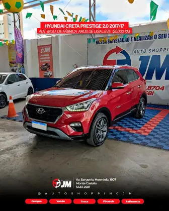 HYUNDAI CRETA 2.0 16V FLEX PRESTIGE AUTOMÁTICO HYUNDAI CRETA 2.0 16V FLEX PRESTIGE AUTOMÁTICO