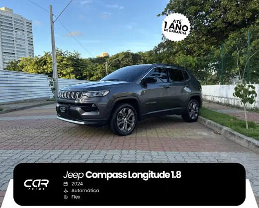 JEEP COMPASS 1.3 T270 TURBO FLEX LONGITUDE AT6 JEEP COMPASS 1.3 T270 TURBO FLEX LONGITUDE AT6
