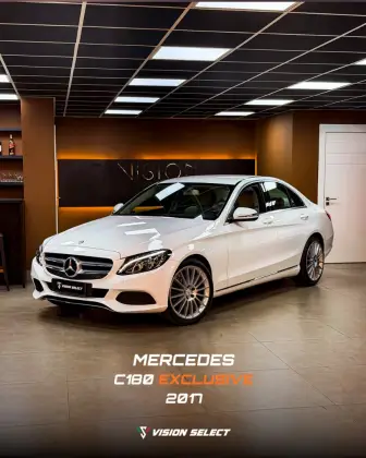 MERCEDES-BENZ C 180 1.6 CGI EXCLUSIVE 16V TURBO GASOLINA 4P AUTOMÁTICO