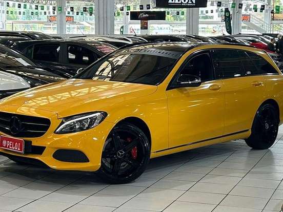 MERCEDES-BENZ-C 180-1.6 CGI AVANTGARDE 16V TURBO GASOLINA 4P AUTOMÁTICO MERCEDES-BENZ-C 180-2014