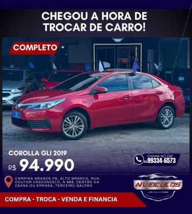 TOYOTA COROLLA 1.8 GLI 16V FLEX 4P AUTOMÁTICO TOYOTA COROLLA 1.8 GLI 16V FLEX 4P AUTOMÁTICO