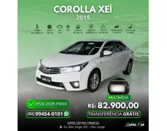 TOYOTA COROLLA 2.0 XEI 16V FLEX 4P AUTOMÁTICO TOYOTA COROLLA 2.0 XEI 16V FLEX 4P AUTOMÁTICO