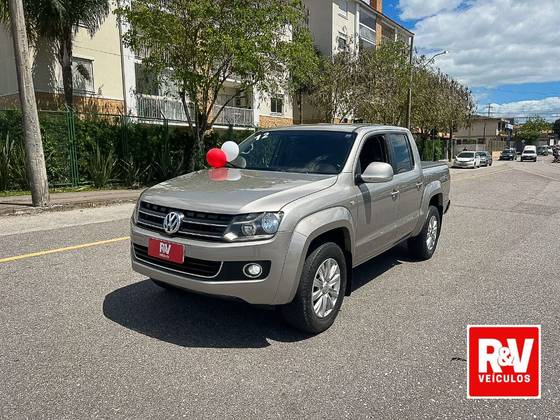 VOLKSWAGEN AMAROK 2.0 HIGHLINE 4X4 CD 16V TURBO INTERCOOLER DIESEL 4P AUTOMÁTICO