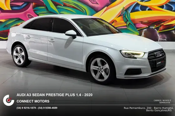 AUDI A3 1.4 TFSI FLEX SEDAN PRESTIGE PLUS TIPTRONIC AUDI A3 1.4 TFSI FLEX SEDAN PRESTIGE PLUS TIPTRONIC