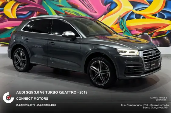 AUDI SQ5 3.0 TFSI V6 24V GASOLINA 4P AUTOMÁTICO AUDI SQ5 3.0 TFSI V6 24V GASOLINA 4P AUTOMÁTICO