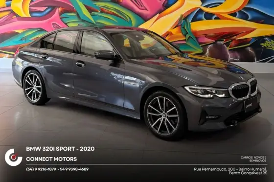 BMW 320i 2.0 16V TURBO GASOLINA SPORT AUTOMÁTICO BMW 320i 2.0 16V TURBO GASOLINA SPORT AUTOMÁTICO