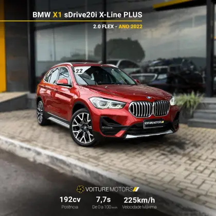 BMW X1 2.0 16V TURBO ACTIVEFLEX SDRIVE20I X-LINE PLUS 4P AUTOMÁTICO BMW X1 2.0 16V TURBO ACTIVEFLEX SDRIVE20I X-LINE PLUS 4P AUTOMÁTICO