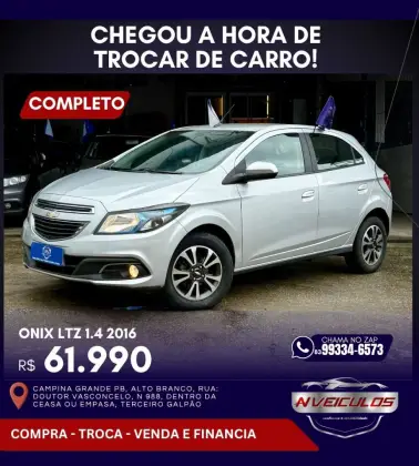 CHEVROLET ONIX 1.4 MPFI LTZ 8V FLEX 4P AUTOMÁTICO CHEVROLET ONIX 1.4 MPFI LTZ 8V FLEX 4P AUTOMÁTICO
