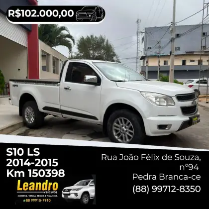 CHEVROLET S10 2.8 LS 4X4 CS 16V TURBO DIESEL 2P MANUAL CHEVROLET S10 2.8 LS 4X4 CS 16V TURBO DIESEL 2P MANUAL