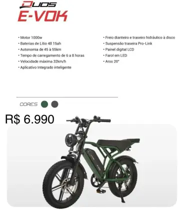 DUOS E-VOK 1000W DUOS E-VOK 1000W