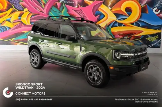 FORD BRONCO SPORT 2.0 ECOBOOST GASOLINA WILDTRAK 4X4 SELECTSHIFT FORD BRONCO SPORT 2.0 ECOBOOST GASOLINA WILDTRAK 4X4 SELECTSHIFT