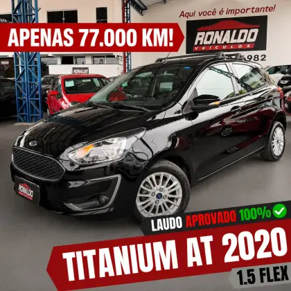 FORD KA 1.5 TI-VCT FLEX TITANIUM AUTOMÁTICO FORD KA 1.5 TI-VCT FLEX TITANIUM AUTOMÁTICO