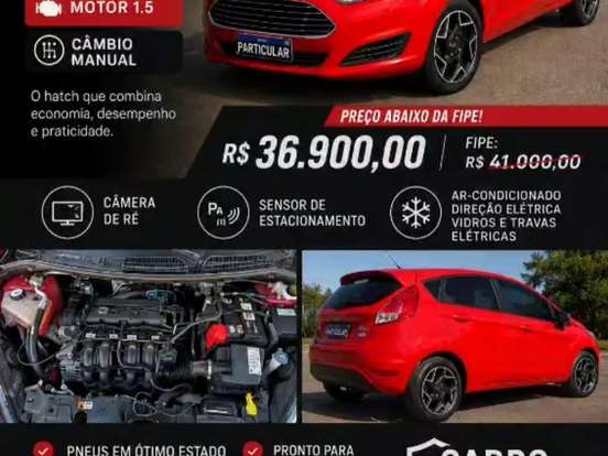 FORD-FIESTA-1.5 S HATCH 16V FLEX 4P MANUAL FORD-FIESTA-2014
