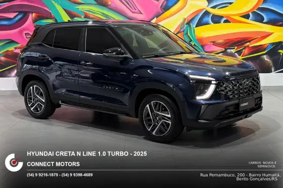 HYUNDAI CRETA 1.0 TGDI FLEX N LINE AUTOMÁTICO HYUNDAI CRETA 1.0 TGDI FLEX N LINE AUTOMÁTICO