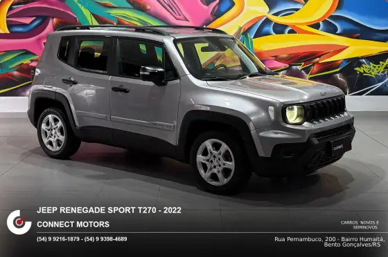 JEEP RENEGADE 1.3 T270 TURBO FLEX SPORT AT6 JEEP RENEGADE 1.3 T270 TURBO FLEX SPORT AT6