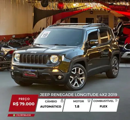 JEEP RENEGADE 1.8 16V FLEX LONGITUDE 4P AUTOMÁTICO