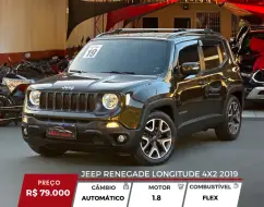 JEEP RENEGADE 1.8 16V FLEX LONGITUDE 4P AUTOMÁTICO JEEP RENEGADE 1.8 16V FLEX LONGITUDE 4P AUTOMÁTICO