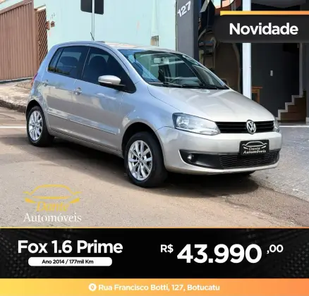 VOLKSWAGEN FOX 1.6 MI HIGHLINE 8V FLEX 4P MANUAL VOLKSWAGEN FOX 1.6 MI HIGHLINE 8V FLEX 4P MANUAL