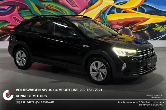 VOLKSWAGEN NIVUS 1.0 200 TSI TOTAL FLEX COMFORTLINE AUTOMÁTICO VOLKSWAGEN NIVUS 1.0 200 TSI TOTAL FLEX COMFORTLINE AUTOMÁTICO