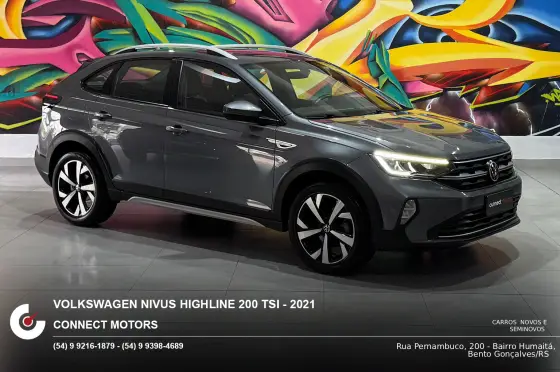 VOLKSWAGEN NIVUS 1.0 200 TSI TOTAL FLEX HIGHLINE AUTOMÁTICO VOLKSWAGEN NIVUS 1.0 200 TSI TOTAL FLEX HIGHLINE AUTOMÁTICO