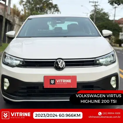 VOLKSWAGEN VIRTUS 1.0 200 TSI HIGHLINE AUTOMÁTICO VOLKSWAGEN VIRTUS 1.0 200 TSI HIGHLINE AUTOMÁTICO