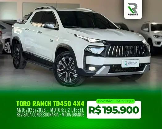 FIAT TORO 2.2 TURBO DIESEL RANCH 4WD AT9 FIAT TORO 2.2 TURBO DIESEL RANCH 4WD AT9
