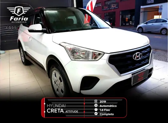 HYUNDAI CRETA 1.6 16V FLEX ATTITUDE AUTOMÁTICO HYUNDAI CRETA 1.6 16V FLEX ATTITUDE AUTOMÁTICO