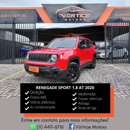 JEEP RENEGADE 1.8 16V FLEX SPORT 4P AUTOMÁTICO