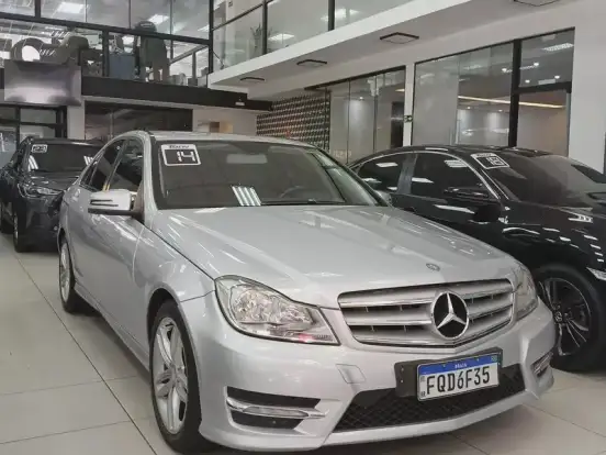 MERCEDES-BENZ-C 180-1.6 CGI SPORT 16V TURBO GASOLINA 4P AUTOMÁTICO MERCEDES-BENZ-C 180-2014
