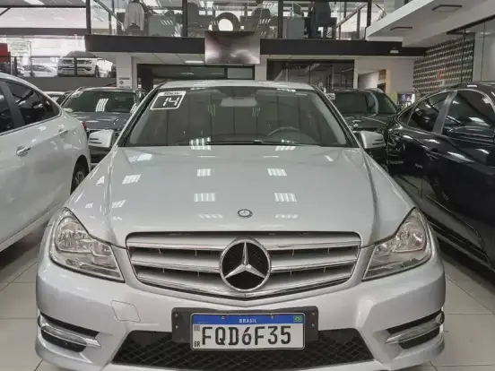 MERCEDES-BENZ-C 180-1.6 CGI SPORT 16V TURBO GASOLINA 4P AUTOMÁTICO MERCEDES-BENZ-C 180-2014